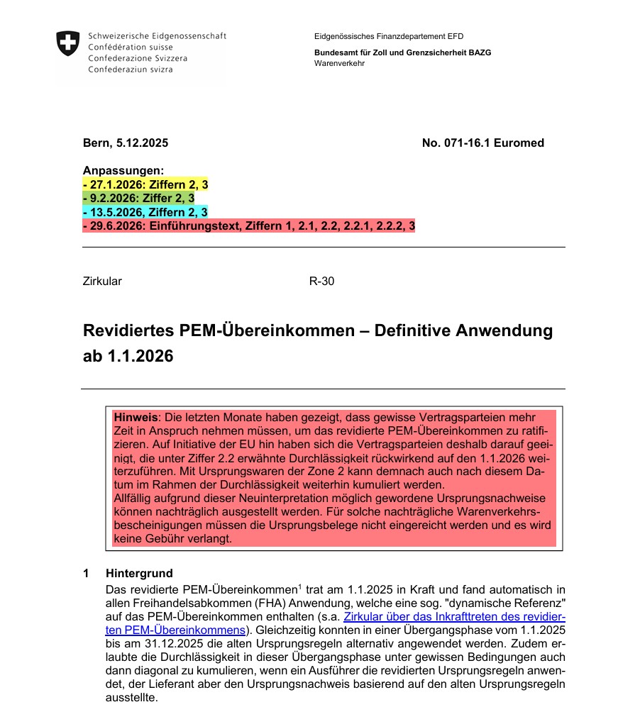 Das liebe PEM, die Ratifizierung und die Durchlässigkeit!