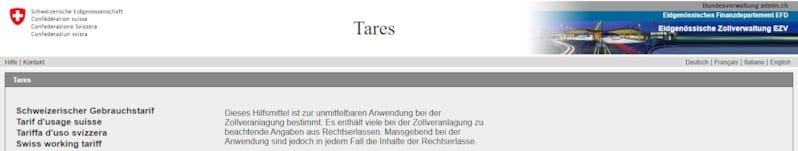 ...mal wieder Anpassungen beim Tares!
