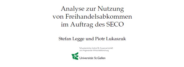 Freihandelsabkommen haben enorme Bedeutung für die Schweiz!